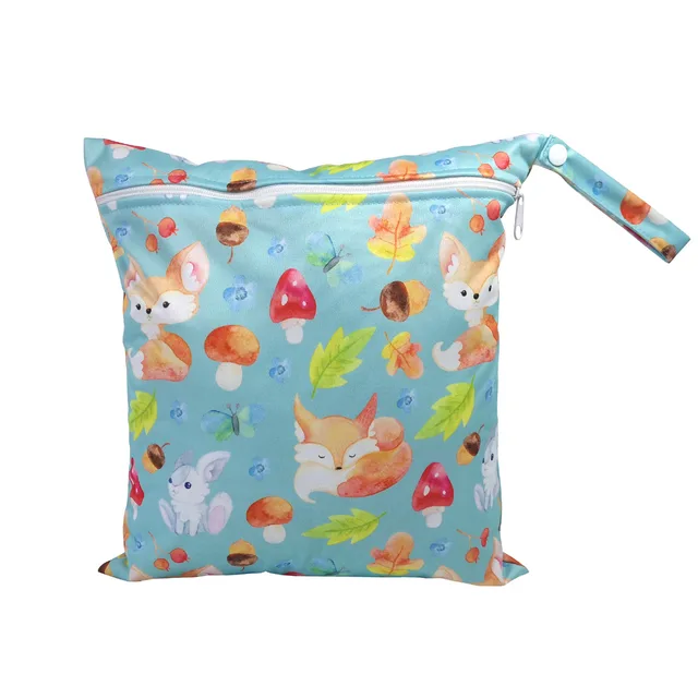 Maišelis šlapiems rūbams, lapiukai